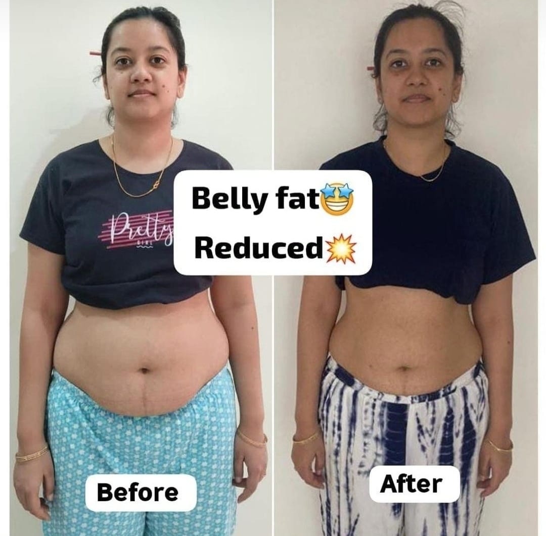 Belly fat reduced transformation
