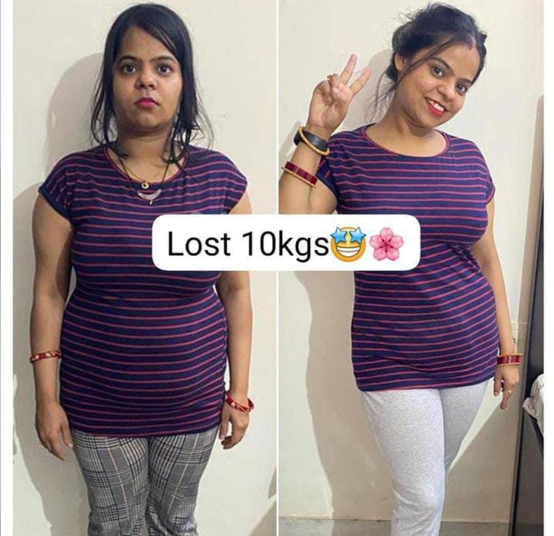 10 kg weight loss transformation